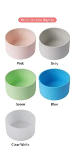 Silikon Tassen Schutzhülle 7.5cm Isoliertasse Boden Schoner Anti Rutsch farbige Auswahl