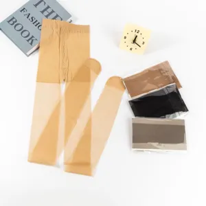 Femme collants transparents été fin couleur chair anti-fils élastique jambes nues bas élégants