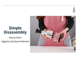 Manual stainless steel garlic press chopper kitchen tool for easy food prep and mincing garlic.