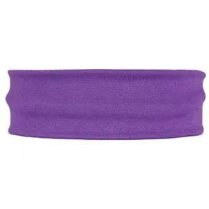 Solid color athletic sports headband for women and men, high elastic yoga hair band.
