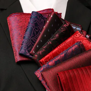 Foulard de poche jacquard homme costume mouchoir mariage style britannique pochette poitrine