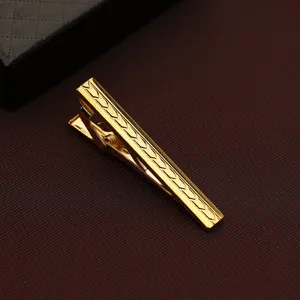 Classic gold tone mens tie clip minimalist business formal wear suit metal tie bar pin gift
