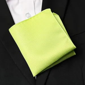 Bright green mens pocket square handkerchief for suit formal wear accessory detail