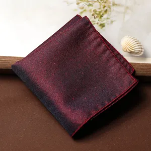 Taschino da uomo bordeaux glitterato fazzoletto da abito vintage matrimonio formale affari