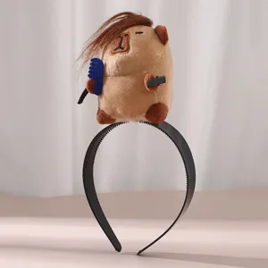 Cute Capybara Headband Funny Plush Doll Hair Hoop Spring Creative Hair Accessories