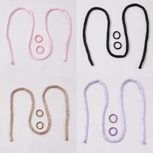 Fer à Friser Sans Chaleur en Satin Bandeau Ondulations Douces Outil de Coiffure pour Cheveux Longs Boucles Sans Chaleur Accessoires Cheveux