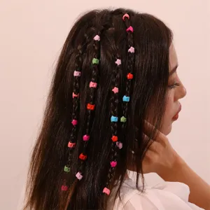 Colorful hair cuffs rings for braids dreadlocks boho women fashion hair accessories set