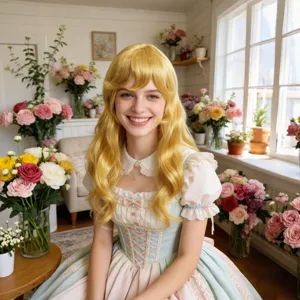 Long Blonde Curly Wig Long Wavy Cosplay Wig Heat Resistant Synthetic Hair For Halloween Party Anime Costume Women
