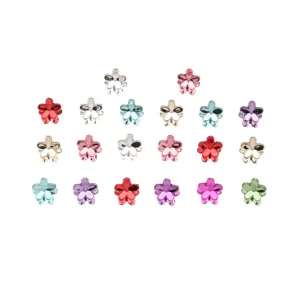 Süße kleine Blumen Haarklammern für Mädchen und Babys, glänzendes Haar-Accessoire.