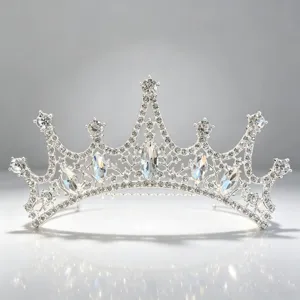 Children's crystal crown sparkling rhinestone princess birthday party hair accessory tiara