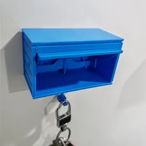 Portachiavi da parete creativo a forma di garage per auto con funzione di apertura per la casa.