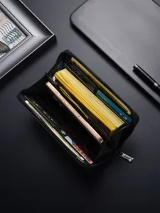 Men's long wallet cross-border zipper multi-card casual purse large capacity clutch phone bag