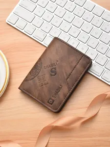 Herren Kurze Geldbörse Retro PU Leder Kartenetui Mehrfach Kartenfach Business Münzbeutel Reißverschluss Ausweistasche