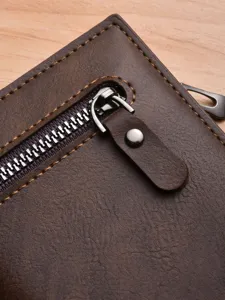 New men's long wallet slim business fashion zipper large capacity multi-functional wallet