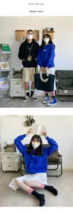 Couple cotton mid-tube socks for skateboarding and basketball, stylish sportswear.