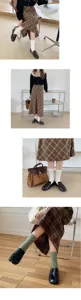 Women thick wool socks autumn winter cute solid color warm mid-tube college style socks