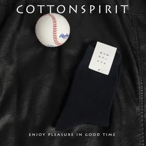 Men solid color mid-tube cotton socks casual breathable long socks for autumn and winter daily wear.