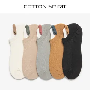 Calzini Corti in Cotone Casual da Donna Stile Giapponese Calzini a Scomparsa Design Orecchie di Coniglio Carine Calzini Traspiranti