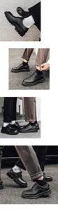 Men's cotton casual socks black and white solid color mid-tube versatile trendy long socks.