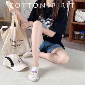 Cute cartoon pattern women short socks summer Japanese style casual boat socks trendy