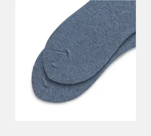 Women knit socks detail view blue cotton soft comfortable casual daily wear ankle socks cute