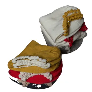 Women Cute Ruffle Bubble Cuff Short Socks Casual Japanese Style Solid Color Cotton Blend No Show Socks