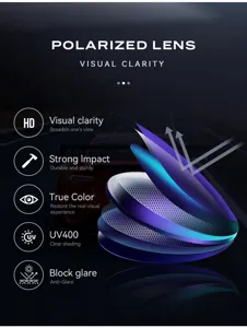 Gafas de sol polarizadas hombre lentes polarizadas UV400 antirreflejos deporte
