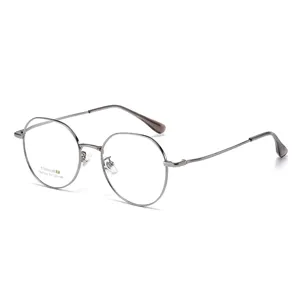 Lunettes rondes en titane mode monture optique legere style tendance grossiste neuf