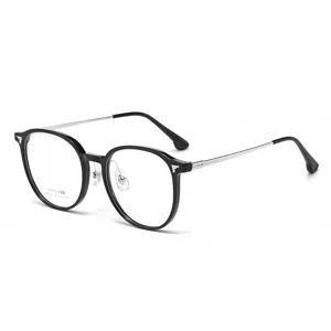 Monture de lunettes optique TR titane legere style coreen pour femme, verres demo.