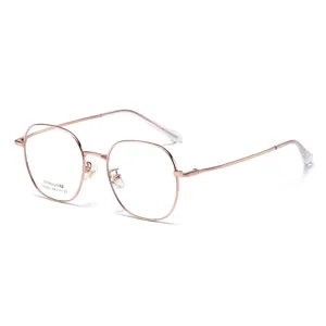 Monture de lunettes optiques en titane leger pour homme et femme, anti lumiere bleue chic.