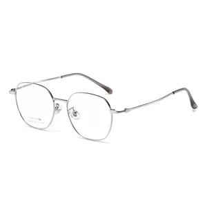 Stile giapponese coreano bordo sottile rotondo titanio retro montatura occhiali tendenza