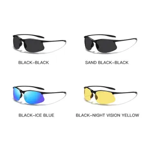 Polarized cycling sunglasses for outdoor sports, UV protection driving men's sun glasses