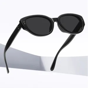 Lunettes de Soleil Cat Eye Rétro pour Femmes Hommes Monture TR90 Verres TAC Protection UV400 Lunettes de Mode Tendance