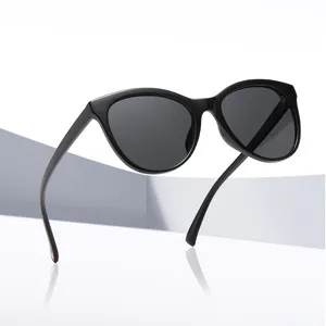 Femmes Mode Cat Eye Lunettes de Soleil Protection UV400 TAC Verres Polarisés Tendance Voyage en Plein Air Lunettes de Soleil
