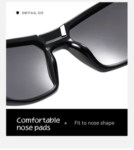 Lunettes de soleil de sport polarisées pour la pêche en plein air, coussinets de nez.