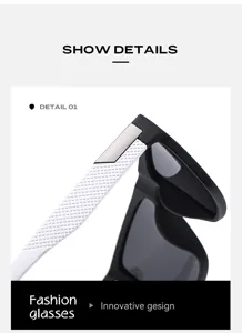 Gros plan sur les details des branches de lunettes de soleil vintage avec insert metallique.