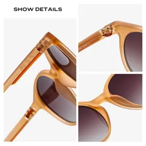 Lunettes de soleil rondes retro mode pour hommes plein air loisirs protection UV