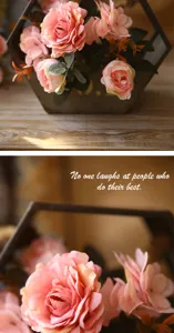 Künstlicher Rosen Blumenstrauß künstliche Blumen Deko für Tisch Wohnkultur chic