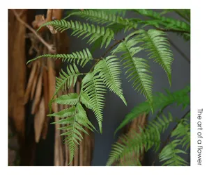 Artificial fern leaves greenery floral arrangement persian leaf landscape decor display item