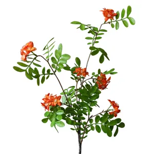 Artificial orange flower branch als artificial plant for schöne Heimdekoration
