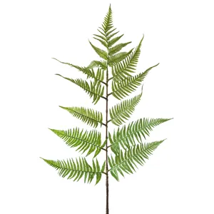 Artificial fern leaf stem green plant for floral arrangement home decor landscape styling