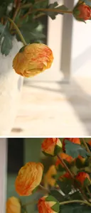 Technita anthoi ranunculus mpouketo diakosmisi spitiou nordikou styl anthosynthesi oreo