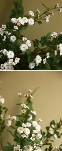 Fiori di rose artificiali stile pastorale decorazione casa tavola finto bouquet