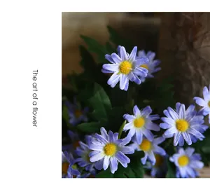 Fiori artificiali margherite piccole stile rustico decorazione domestica oggetti foto
