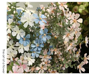 Künstliche kleine Wildblumen Strauß rustikaler Stil Heimdekoration Fotografie Requisiten Blumen