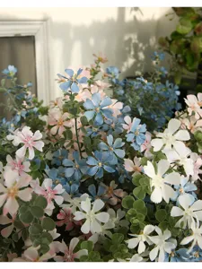 Künstliche Wildblumen Zweig romantischer Landhausstil Heimdekoration Fotorequisite