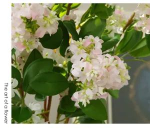 78cm Artificial Orange Jasmine Flower Branch Home Decor Fake Plant Pink White Floral