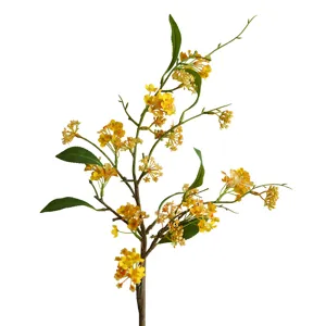 Artificial Silk Flower Single Stem Fake Plant Modern Minimalist Home Decor Living Room Floral Arrangement Ornament