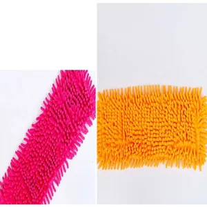 Chenille Mopp Ersatzpad Nahaufnahme, weiches Mikrofaser Material, saugstarkes Reinigungszubehör