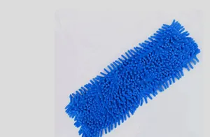 Blaues Mikrofasermotten-Mopp-Ersatzpad, saugfähiges Flachmopp-Tuch für einfache Haushaltsreinigung.